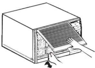 GE ASV18DB - To remove (on some models): - 1
