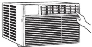 GE AEF08LY - Dirección del aire - 1