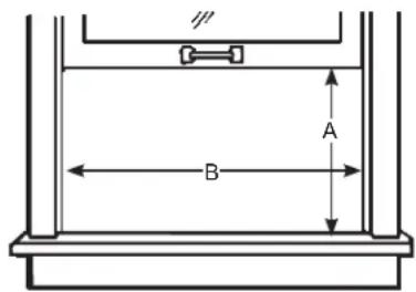 GE AEF08LY - WINDOW REQUIREMENTS - 1