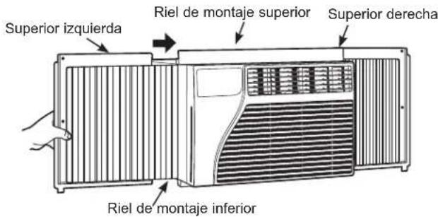 GE AEF08LY - ③ PEGUE LA BANDA DE SELLADO DEL RIEL DE MONTAJE SUPERIOR - 7