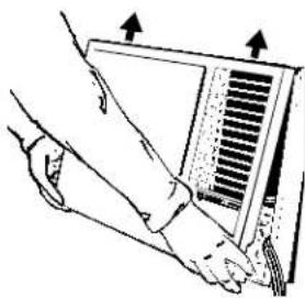 GE AKV06LA - Remove the Air Conditioner From the Case - 5