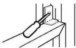 GE AGP07LH - INSTALL THE WINDOW LOCKING BRACKET AND THE FOAM TOP WINDOW GASKET - 1