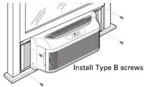 GE AGP07LH - INSTALL THE AIR CONDITIONER IN THE WINDOW - 2