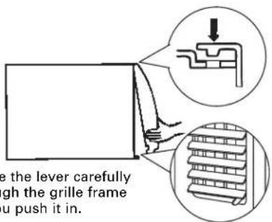 GE AEW24DL - ⑧ INSTALL THE AIR CONDITIONER IN THE CASE (cont.) - 1