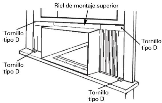 GE AEW24DL - ⑥ INSTALE LA CAJA EN LA VENTANA (cont.) - 3