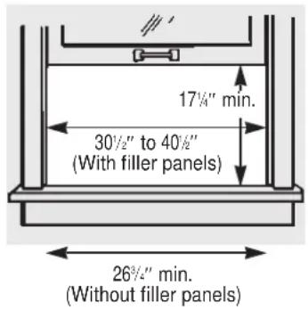 GE ABM22DA - Window Requirements - 1