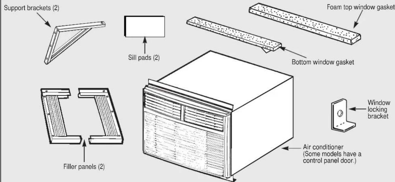 GE ABM22DA - Parts Included - 1