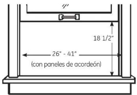 GE AEW14AS - ① REQUISITOS PARA LA VENTANA - 1