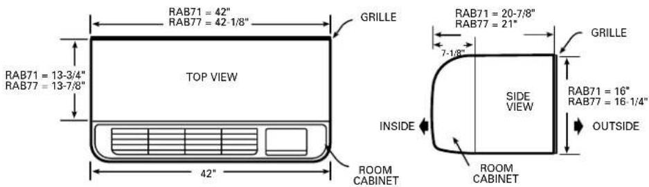 GE AZ35H12E5C - Dimensions - 3