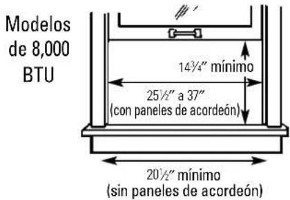 GE Profile ASM12DB - Requisitos para la ventana - 1
