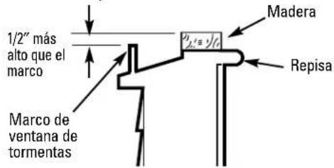 GE Profile ASM12DB - Requisitos de una ventana de tormentas - 1