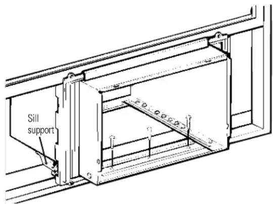 GE AGN10AE - ⑤ INSTALL THE CASE IN THE WINDOW (CONT.) - 1