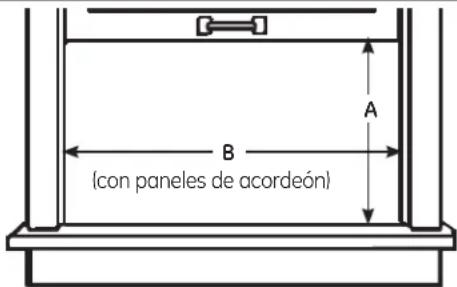 GE AEV05LT - REQUISITOS PARA LA VENTANA - 1