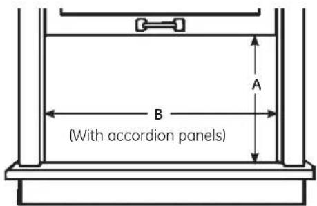 GE AEV05LT - WINDOW REQUIREMENTS - 1