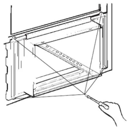 GE AGQ14AJ - ⑤ INSTALE LA CAJA EN LA VENTANA (CONT.) - 2