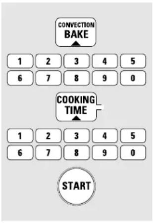 GE Profile Performance JK910AAAA - Using the timed features for convection baking. - 1