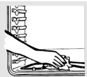 GE JTP45CDCC - Using the self-cleaning oven. (Ovens operated with touch pads.) - 1