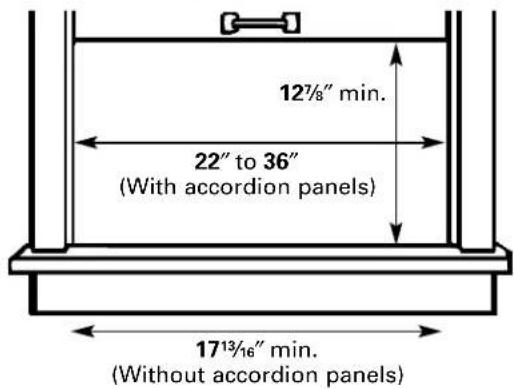 GE ASW06LB - ① WINDOW REQUIREMENTS - 1