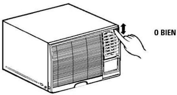 GE ASW06LB - Dirección del aire—Hacia arriba y hacia abajo (en algunos modelos) - 1
