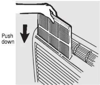 GE AZ22E12E2C - To clean the air filters: - 2