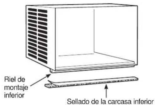 GE AHE08AZ - INSTALE EL SELLADO DE LA CARCASA INFERIOR - 1