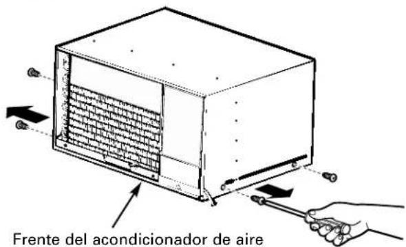 GE ASQ14AK - RETIRE EL ACONDICIONADOR DE AIRE DE LA CAJA - 1