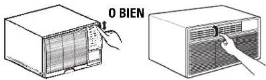 GE ASQ14AK - Dirección del aire—Hacia arriba y hacia abajo (en algunos modelos) - 1