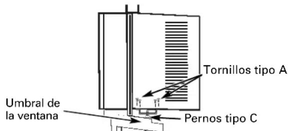 GE ASQ14AK - ⑥ INSTALE LA CAJA EN LA VENTANA - 2