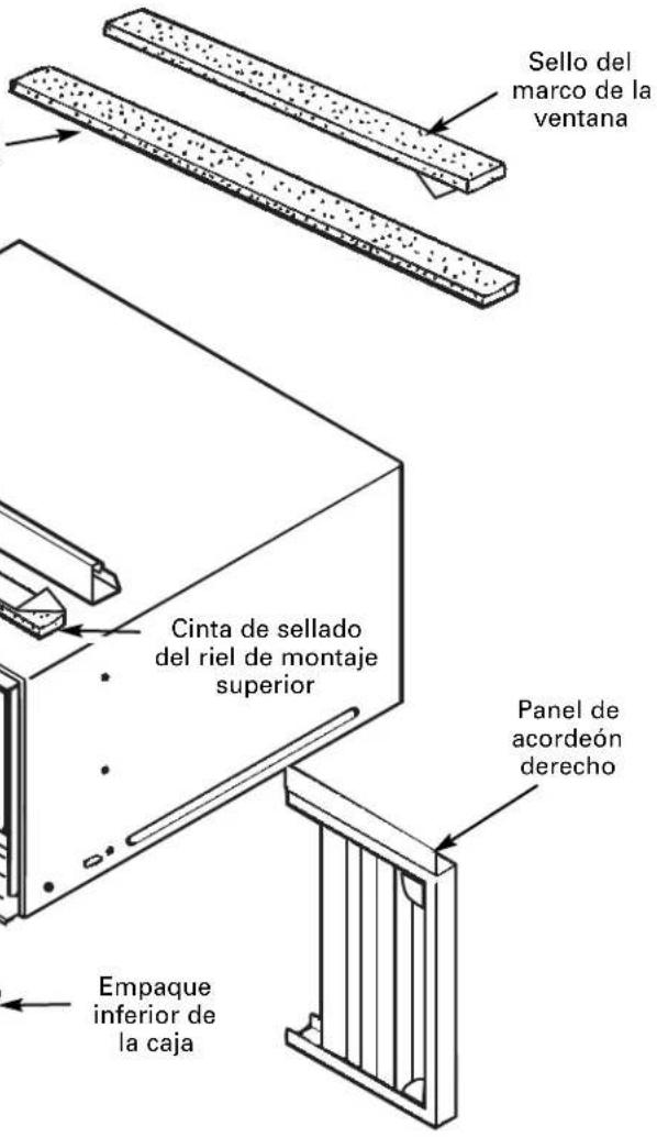 GE ASQ14AK - Instrucciones para la instalación en una ventana - 7