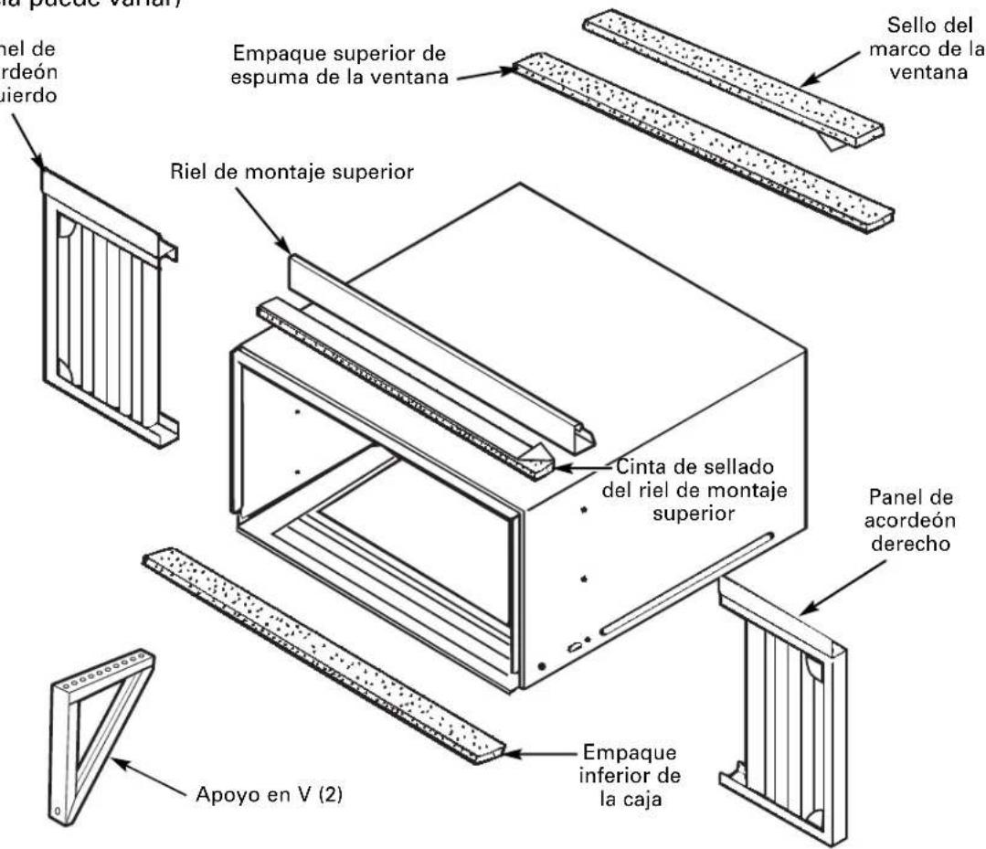 GE ASQ28DL - Instrucciones para la instalación en una ventana - 7