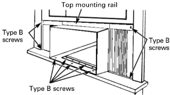 GE ASM14AK - INSTALL THE CASE IN THE WINDOW (cont.) - 1
