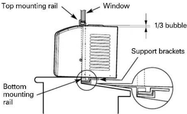GE AGT05LH - ⑤ INSTALL THE AIR CONDITIONER IN THE WINDOW - 1