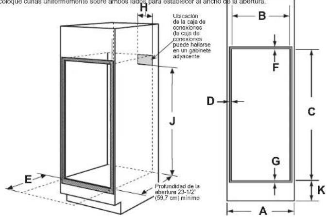 GE Profile PK7000BLTS - | C ABERTURA PARA HORNOS DOBLES (2 HORNOS TÉRMICOS) - 1