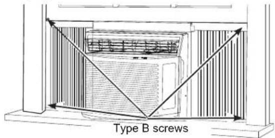 GE AHR05LW - INSTALL THE AIR CONDITIONER IN THE WINDOW (continues) - 1