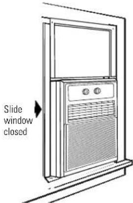 GE AGX10AJ - Install the Air Conditioner in the Window - 1