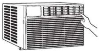 GE AEH06LX - Dirección del aire - 1
