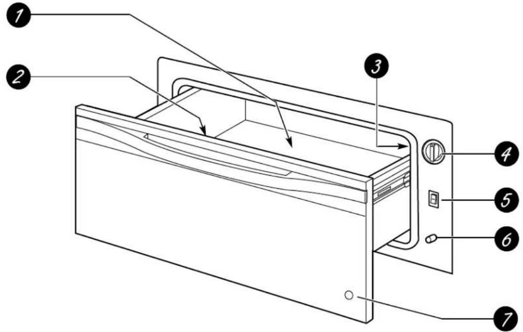 GE Profile JTD910CBCC - Features of your warming drawer. - 1