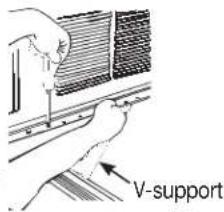 GE AEW24DQ - PREPARE THE WINDOW AND INSTALL THE CASE (continues) - 2