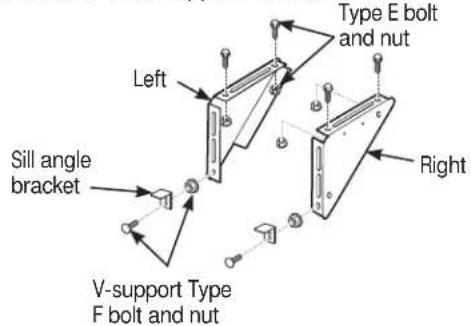 GE AEW24DQ - PREPARE THE WINDOW AND INSTALL THE CASE (continues) - 1
