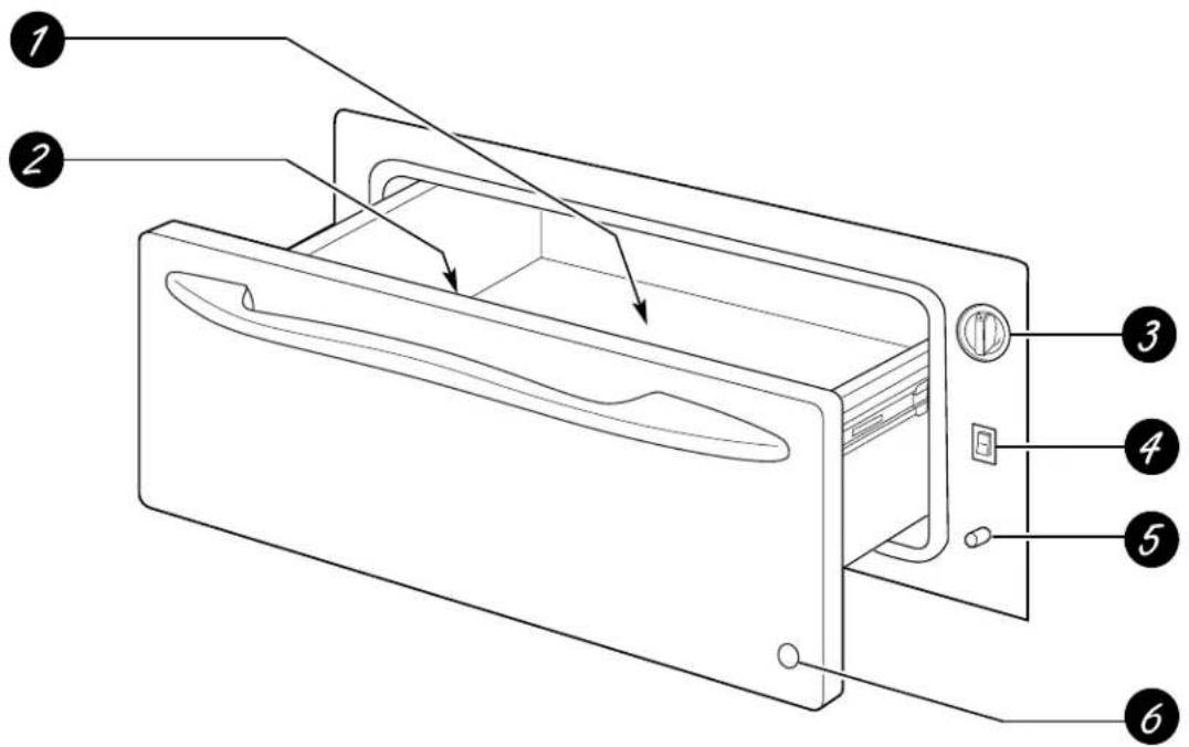 GE Profile JKD915WKWW - Features of your warming drawer. - 1