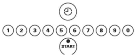 GE ZEK958BFBB - To set the clock - 1