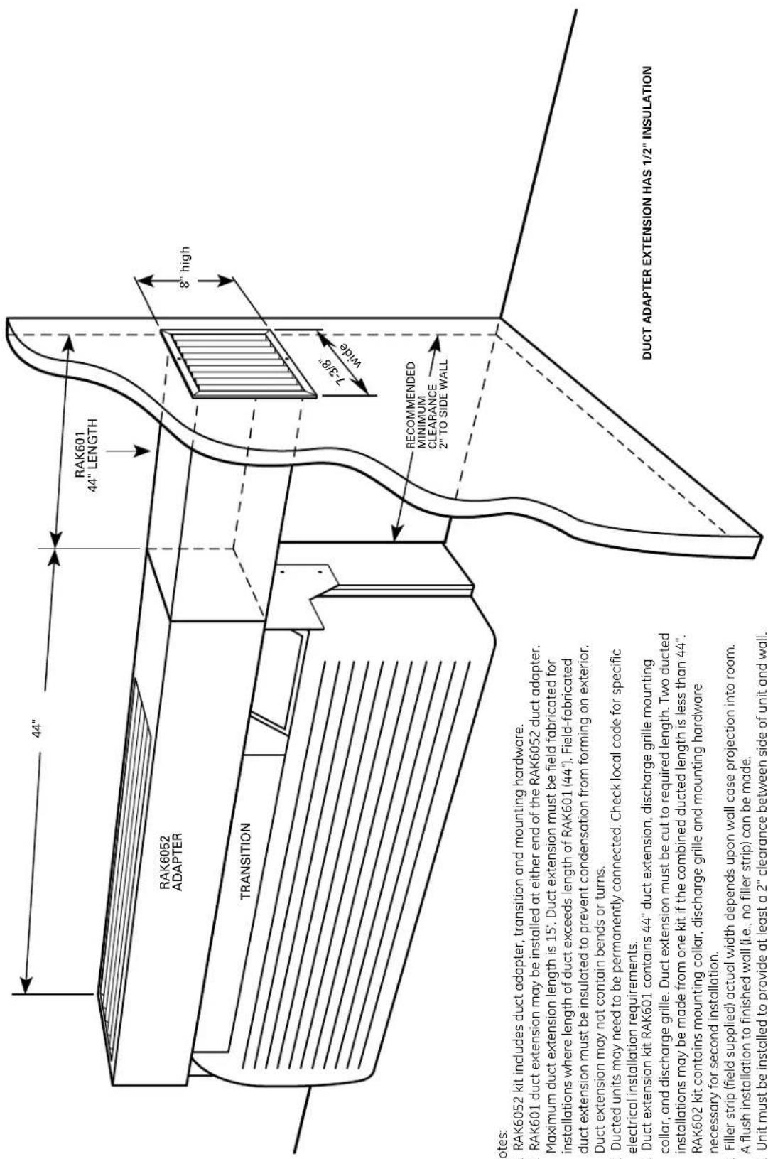 GE AZ29E09DAC - Slope-Front Discharge Units - 1