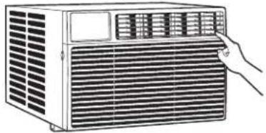 GE AEW05LXB - Dirección del aire - 1