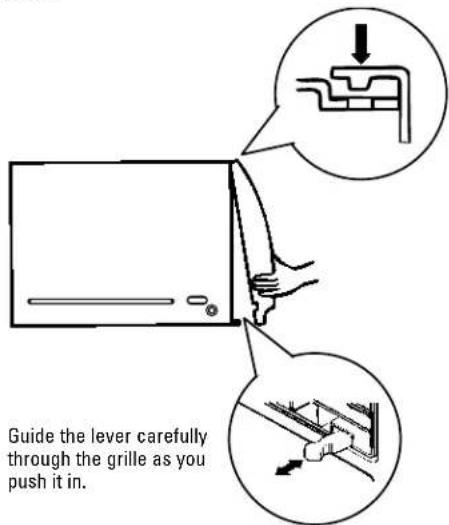 GE Quiet-Aire AGN24DA - Install the Air Conditioner in the Case - 2