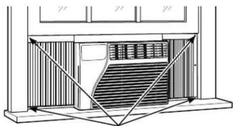 GE AHH10AQ - INSTALL THE AIR CONDITIONER IN THE WINDOW - 2