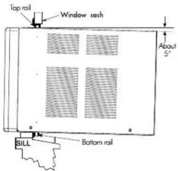 GE AHH10AQ - INSTALL THE AIR CONDITIONER IN THE WINDOW - 1