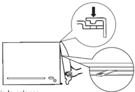 GE ASQ12AL - ⑦ INSTALE EL SOPORTE DE SEGURIDAD Y LA PARTE SUPERIOR DE LA ESPUMA DE LA JUNTA DE LA VENTANA - 4