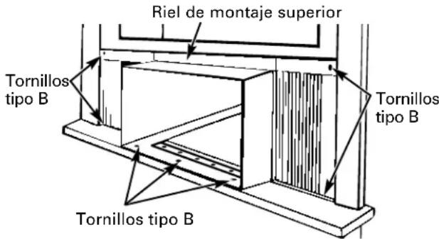 GE ASQ12AL - ⑥ INSTALE LA CAJA EN LA VENTANA (cont.) - 1