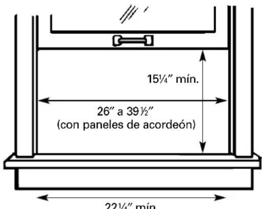 GE ASH10AA - ① REQUISITOS PARA LA VENTANA - 2