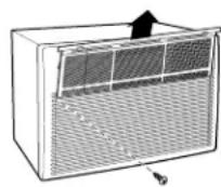 GE ASH10AA - ③ REMOVE THE FRONT GRILLE (IF ATTACHED) - 1